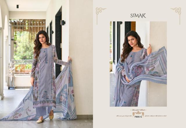 Glossy simar sohina surat dress materials wholesalers in hyderabad